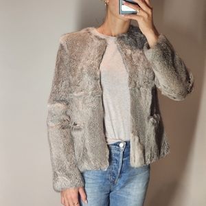 Suncoo Rabbit Fur Jacket size S